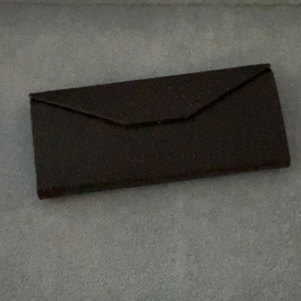 Gucci Embossed Brown folding glasses case - large